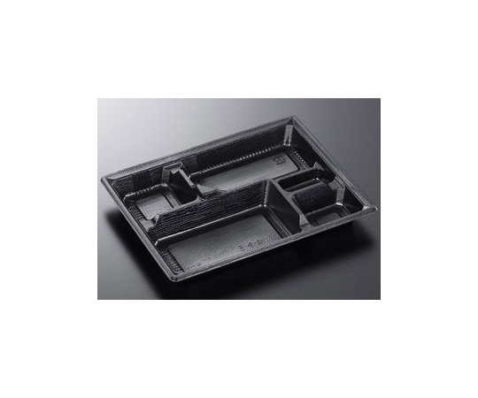 中央化学 弁当容器 HS古今L-5 黒ME 身 600枚 225888 1ケース(ご注文単位1ケース)【直送品】