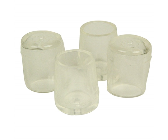 ツチノ クリアー パイプ脚キャップ 18mm 51-133 1パック(ご注文単位1パック)【直送品】