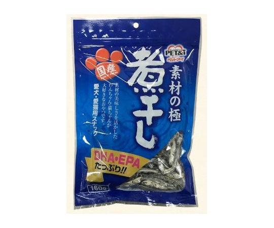 ペットアイ 素材の極 煮干し 160g  1個（ご注文単位1個）【直送品】