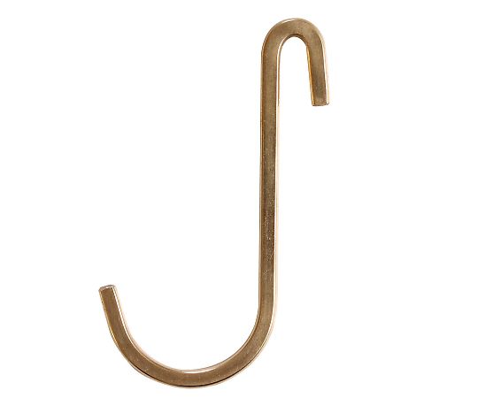 和気産業 Lacety(ラスティー) J型フック 真鍮 0.3×8×4.7cm LAC-015 1個（ご注文単位1個）【直送品】