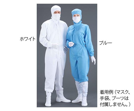 MCC(MaxClean) フード一体型クリーンスーツ グリーン Mサイズ 7825/J_M 1個 (ご注文単位1個)【直送品】