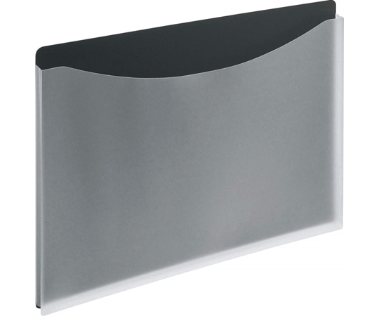 ライオン事務器 ホルダーファイル〈ビジカル〉 ブラック PH-12B (BK) 1冊(ご注文単位1冊)【直送品】