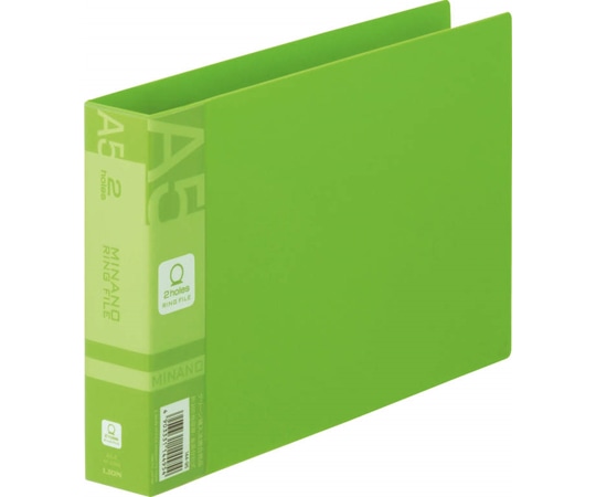 ライオン事務器 リングファイル ミナノ グリーン RF-226M 1冊(ご注文単位1冊)【直送品】