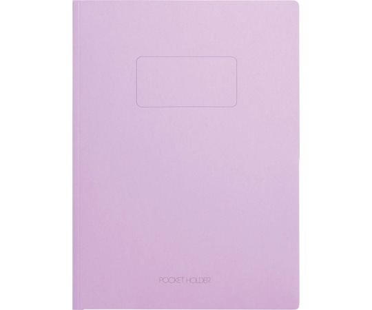ライオン事務器 ポケットホルダー バイオレット No.54N 1冊(ご注文単位1冊)【直送品】
