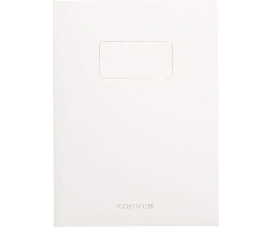 ライオン事務器 ポケットホルダー オフホワイト No.54N 1冊(ご注文単位1冊)【直送品】