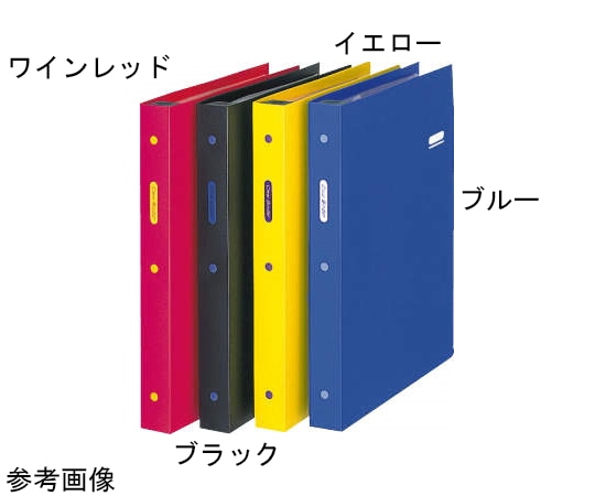 ライオン事務器 クリアーバインダー ブルー CB-253(B) 1冊(ご注文単位1冊)【直送品】