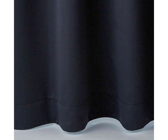 ストア・エキスプレス フィッティングルーム レール用カーテン マグネット開閉タイプ ブラック 1組(2枚入) 61-779-51-4 1組（ご注文単位1組）【直送品】