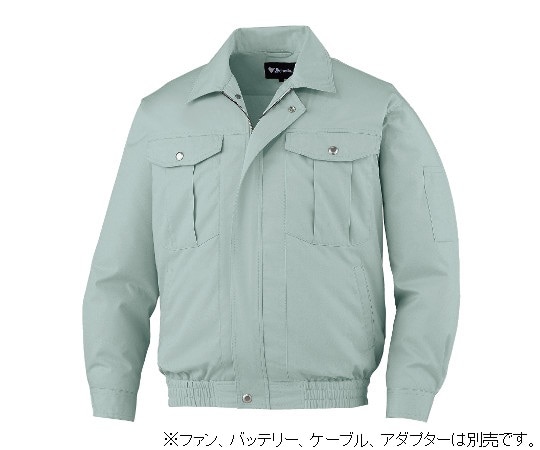 自重堂 空調服長袖ブルゾン アースグリーン M 87030-039-M 1枚(ご注文単位1枚)【直送品】