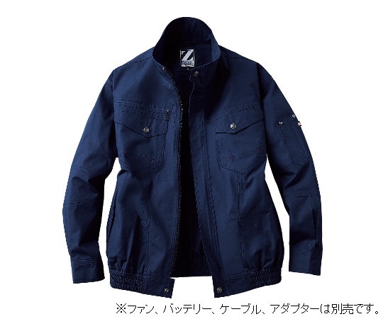自重堂 空調服長袖ブルゾン ネービー LL 74000-011-LL 1枚(ご注文単位1枚)【直送品】