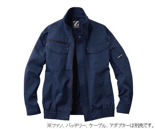 自重堂 空調服長袖ブルゾン ネービー 5L 74010-011-5L 1枚(ご注文単位1枚)【直送品】