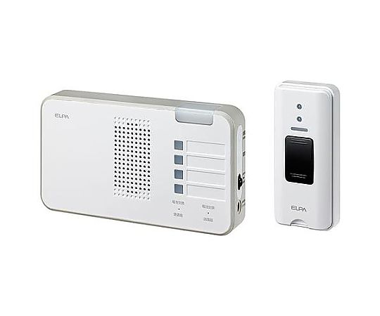 エスコ ワイヤレスチャイムセット(ランプ付) EA864BB-81 1個（ご注文単位1個）【直送品】