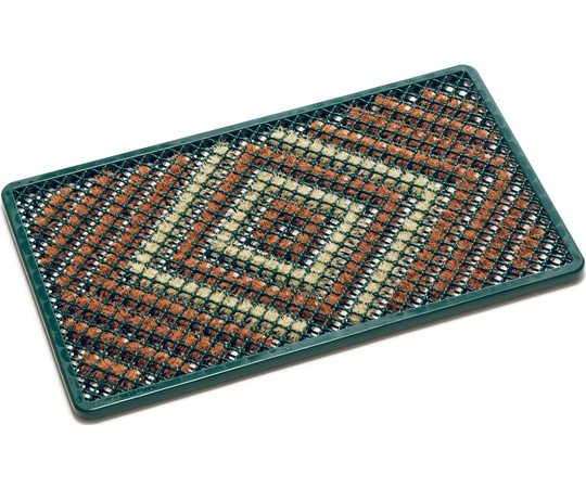 テラモト テラマット ダイヤ グリーン 450×750 MR-100-320-1 1枚(ご注文単位1枚)【直送品】