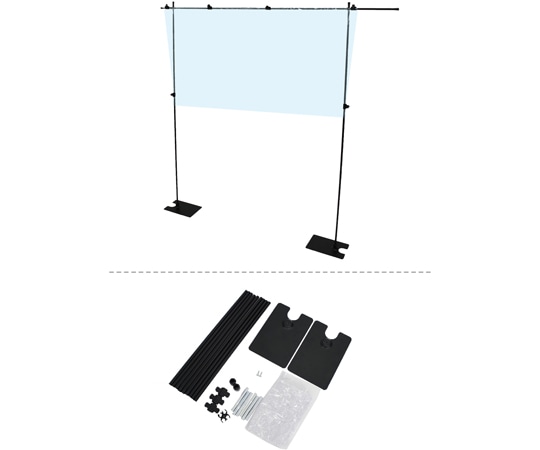 のぼり屋工房 飛沫ガードセット 2254 1セット(ご注文単位1セット)【直送品】