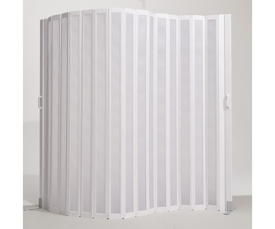 アズワン フレキシブルパネルパーティション マグネット付き ホワイトウッド 半透明 61-812-95-2 1台(ご注文単位1台)【直送品】