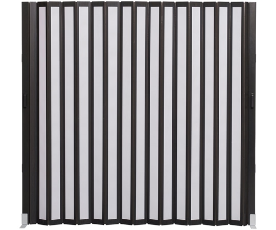 アズワン フレキシブルパネルパーティション マグネット付き ダークウッド 半透明 61-812-96-2 1台(ご注文単位1台)【直送品】