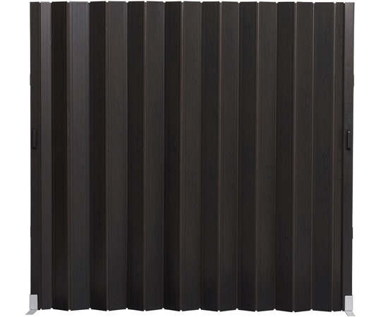 アズワン フレキシブルパネルパーティション マグネット付き ダークウッド 窓なし 61-812-96-1 1台(ご注文単位1台)【直送品】