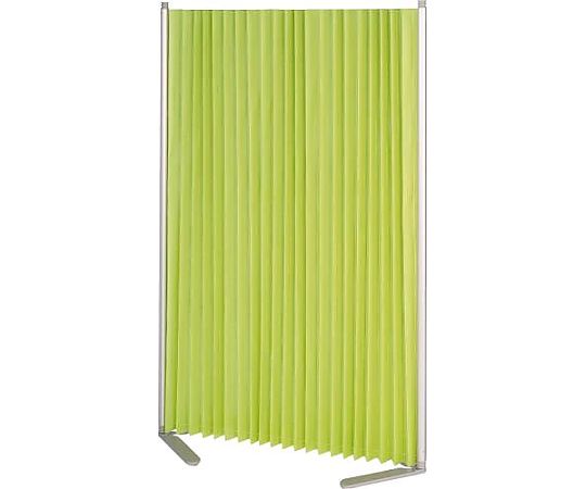 アズワン 462-1800x404x1529mm 伸縮パーテーション(防災/緑 EA954EA-153 1台(ご注文単位1台)【直送品】