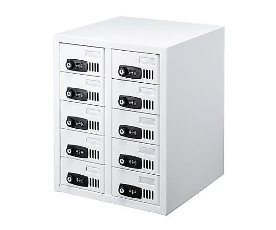 アズワン 340x340x432mm スマートフォン収納キャビネット EA954HC-466 1台(ご注文単位1台)【直送品】