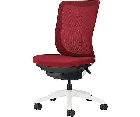 アズワン ビジネスチェアー(チェリーレッド) EA956XA-117 1脚(ご注文単位1脚)【直送品】