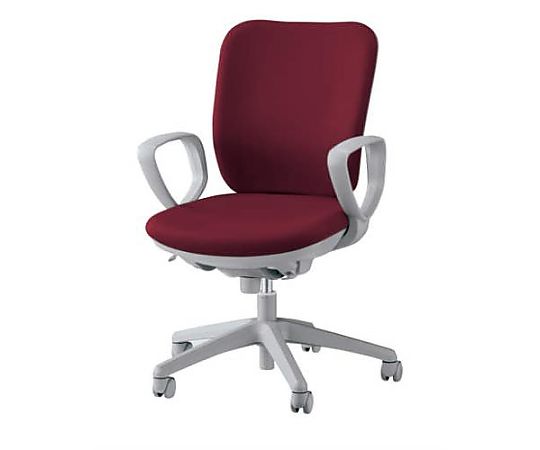 アズワン ビジネスチェアー(ボルドー) EA956XA-121 1脚(ご注文単位1脚)【直送品】