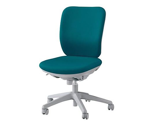 アズワン ビジネスチェアー(ティールグリーン) EA956XA-127 1脚(ご注文単位1脚)【直送品】