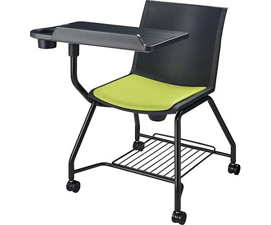 アズワン ビジネスチェアー(メモ台付/グリーン) EA956XA-136 1脚(ご注文単位1脚)【直送品】