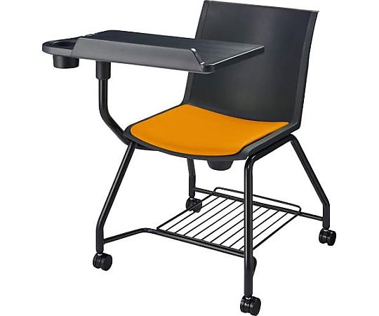 アズワン ビジネスチェアー(メモ台付/マンダリン) EA956XA-137 1脚(ご注文単位1脚)【直送品】