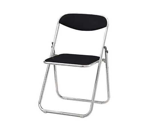 アズワン 494x463x750mm 折畳み椅子(ビニール/ブラック) EA956XA-148 1脚(ご注文単位1脚)【直送品】