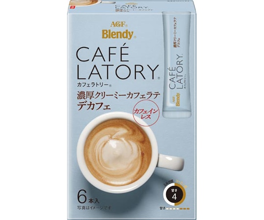 味の素AGF カフェラトリー 濃厚クリーミーカフェラテデカフェ6 1箱(6本入) 27798 1箱※軽（ご注文単位1箱）【直送品】