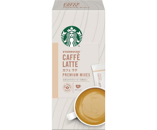 Nestle スターバックスプレミアムミックスカフェラテ4P 1箱(4本入) 26509 1箱※軽（ご注文単位1箱）【直送品】