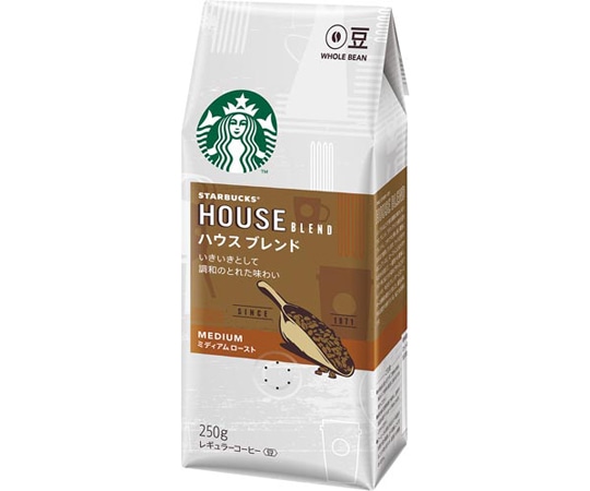 Nestle スターバックスコーヒー豆ハウスブレンド250g 12427892 1袋※軽（ご注文単位1袋）【直送品】