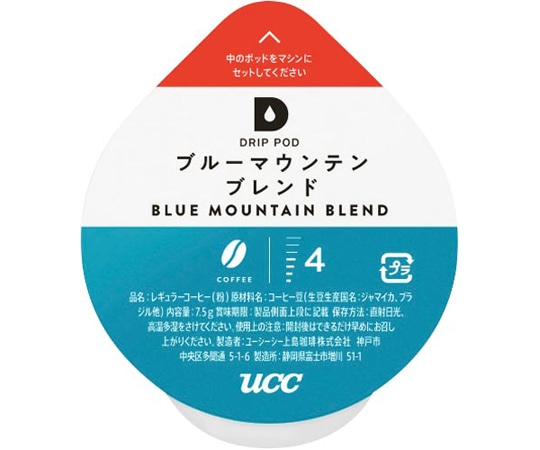 UCC DRIPPOD ブルーマウンテンブレンド 12杯 1袋(12個入) 364417 1袋※軽（ご注文単位1袋）【直送品】