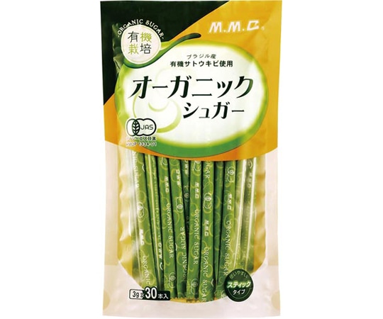三本珈琲 オーガニックシュガー 3g×30本 610408 1パック※軽（ご注文単位1パック）【直送品】