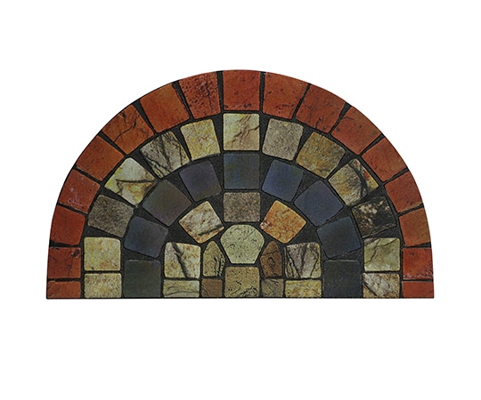 ベストコ エントランスラバーマット セミサークルステンドタイル 45×75 ND-472 1個(ご注文単位1個)【直送品】