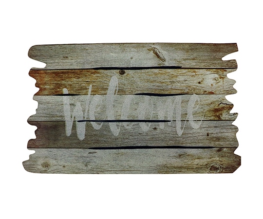 ベストコ エントランスラバーマット ヴィンテージウェルカム 45×75 ND-475 1個(ご注文単位1個)【直送品】