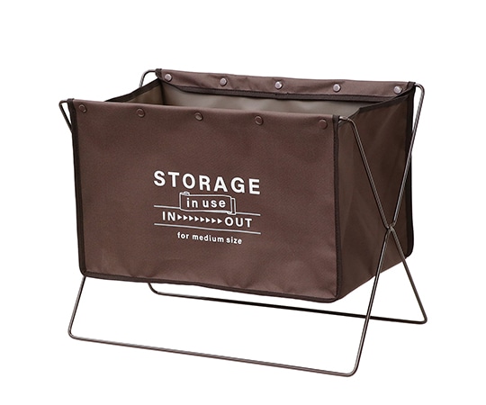 ベストコ セルフ・フロアーラック M ブラウン ND-6122 1個(ご注文単位1個)【直送品】