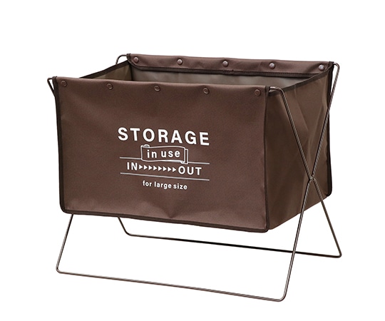 ベストコ セルフ・フロアーラック L ブラウン ND-6123 1個(ご注文単位1個)【直送品】