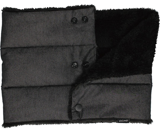 おたふく手袋 防風ネックウォーマー デニム ブラック B-28 1個(ご注文単位1個)【直送品】