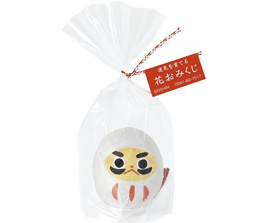 聖新陶芸 おみくじ だるま 白 GD-32802 1個(ご注文単位1個)【直送品】