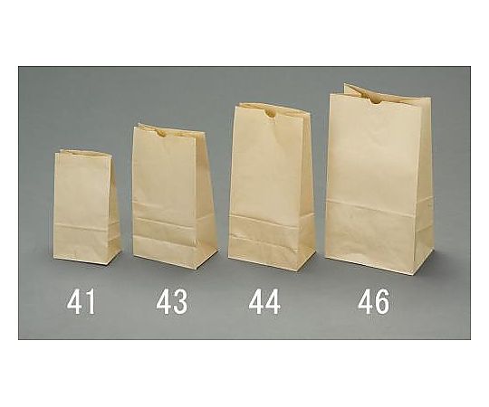 エスコ 155x 95x320mm 紙袋(無地/100枚) EA927SA-44 1セット（ご注文単位1セット）【直送品】
