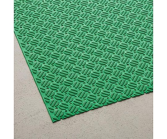 エスコ 0.92x10m /2.0mm ノンスリップマット(緑) EA997RA-81 1巻(ご注文単位1巻)【直送品】