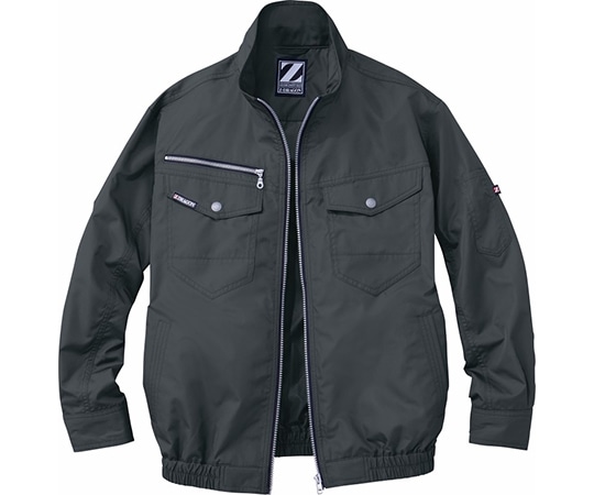 自重堂 空調服長袖ブルゾン シックブラック M 74080 1枚(ご注文単位1枚)【直送品】