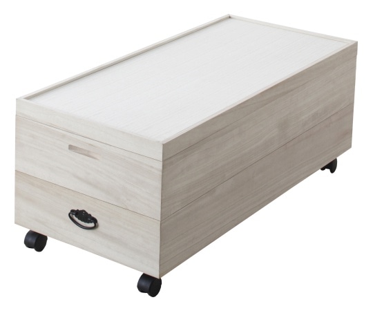 クロシオ 総桐衣裳ケース 2段 キャスター付 94100 1個（ご注文単位1個）【直送品】