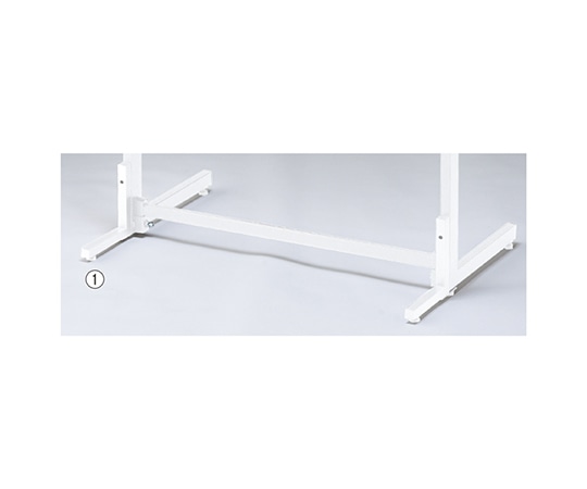 ストア・エキスプレス 【オプション】自立脚2本 ホワイト 61-9-6-1 1セット（ご注文単位1セット）【直送品】