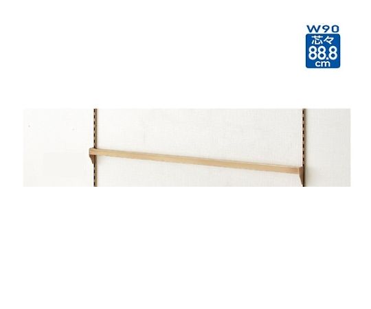 ストア・エキスプレス アンティークゴールドミニ角バーセット インハング(差し込み式) D5cm W90cm 61-423-40-1 1セット（ご注文単位1セット）【直送品】