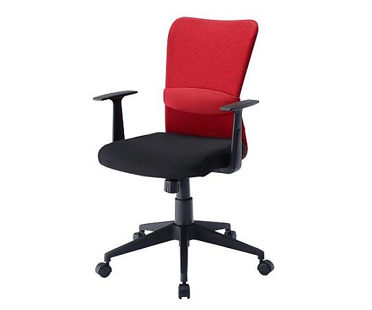 アズワン ビジネスチェアー(レッド) EA956XC-88 1個(ご注文単位1個)【直送品】