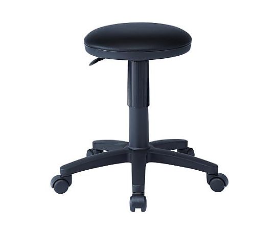 アズワン ワークチェア(ブラック) EA956XC-91 1個(ご注文単位1個)【直送品】