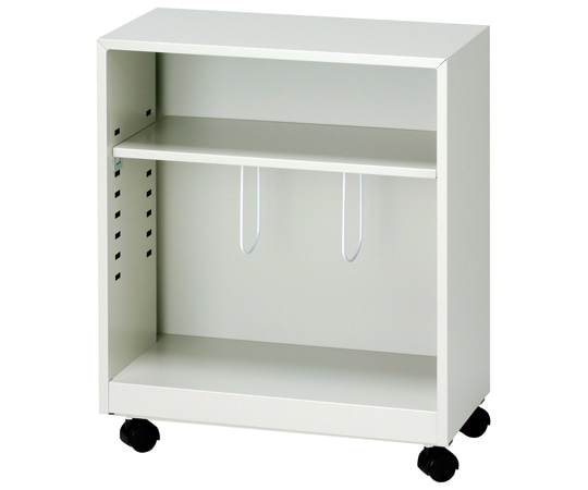 ポピア(共臨社) 机下収納ワゴン H600mm グレー PSB-04 1台(ご注文単位1台)【直送品】
