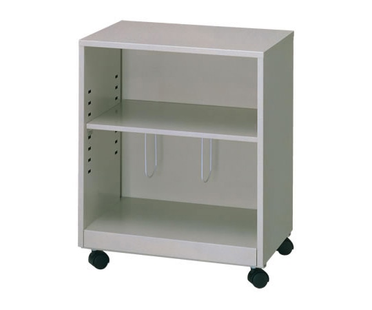 ポピア(共臨社) 机下収納ワゴン H600mm グレー PSB-05 1台(ご注文単位1台)【直送品】