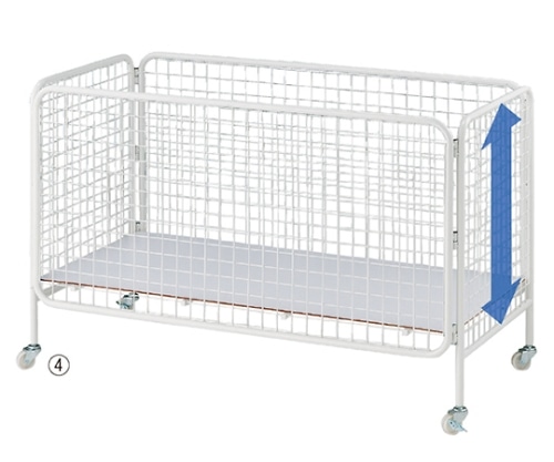 ストア・エキスプレス ユニットワゴン 白 W120cm 深型 61-653-81-2 1台（ご注文単位1台）【直送品】